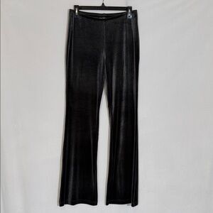 Snoskins PlushTech Velvet Flared Pant Size M Dark Gray EUC